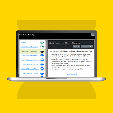 Praxis QuizStack: Biology image number 1